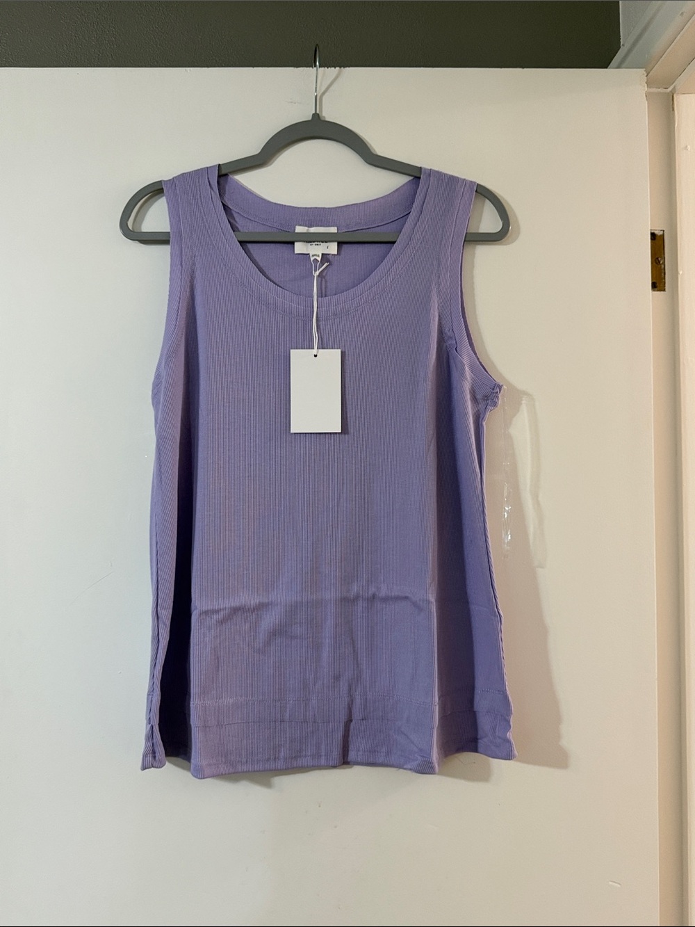 Andree Lilac Scoop Neck Tank Top
